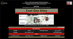 Desktop Screenshot of coolgaysites.com